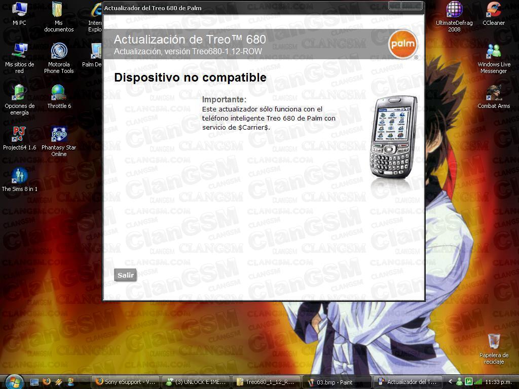 Como Hago Downgrade A Treo 680 Clan Gsm Union De Los Expertos En Telefonia Celular