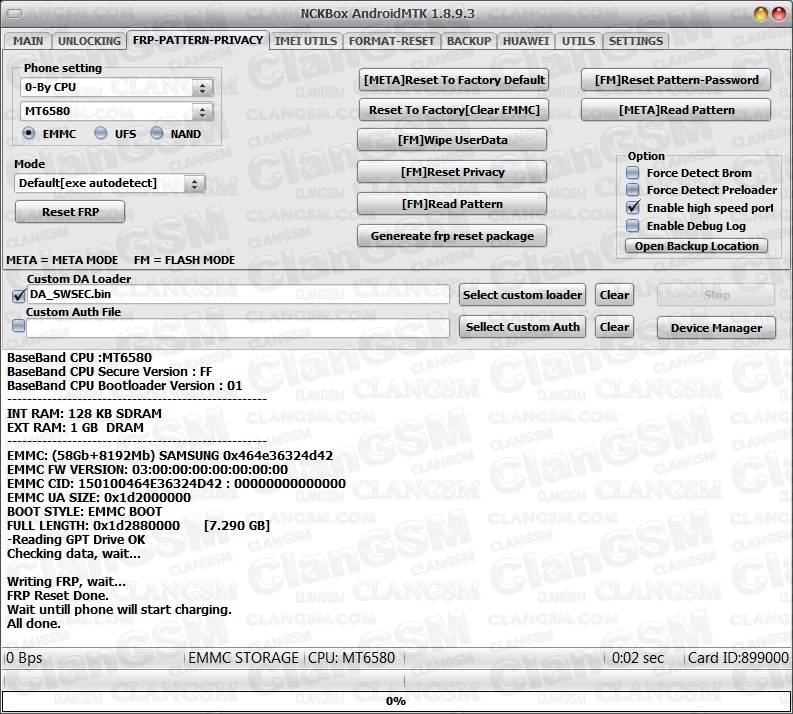 Frp Zuum Onix S Android 8.1 Clan GSM Unión de los Expertos en