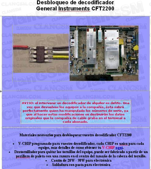 Programa para desbloquear decodificadores satelitales