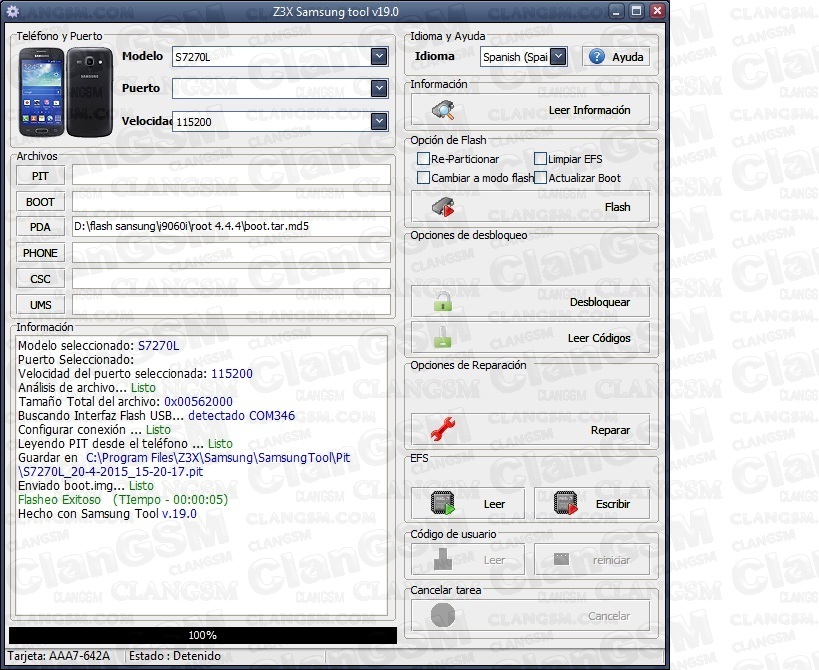 Boot.tar.md5 gt-i9060i