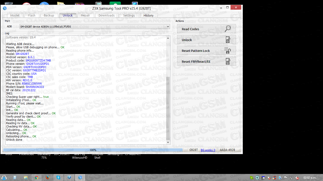 Aportazo Unlock Sm G928t Version 6 0 1 Clan Gsm Union De Los Expertos En Telefonia Celular