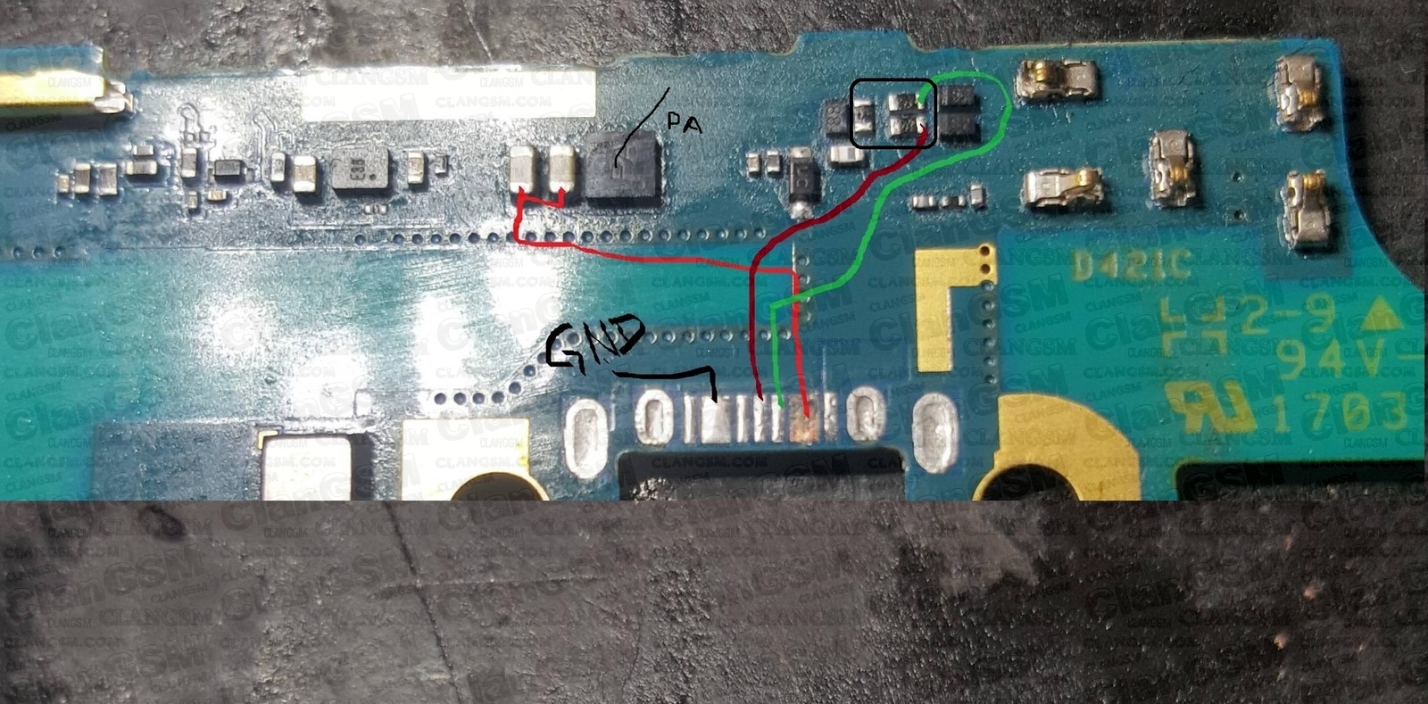 Aporte Continuidad Pistas De Centro De Carga Samsung G532m Prime Plus Clan GSM Unión de los