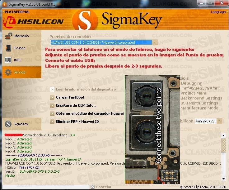 Frp Done Huawei Bla L09 Clan GSM Unión de los Expertos en Telefonía