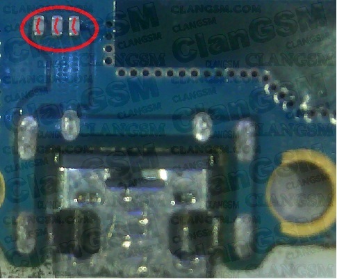 vias del conector de la bateria g530h