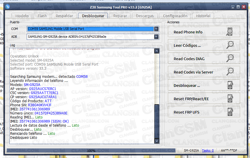 G925a Android 7 0 Unlock Done Clan Gsm Union De Los Expertos En Telefonia Celular