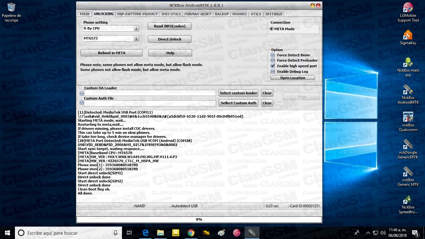 Liberar Life Wireless X422 Con Nck Clan Gsm Union De Los Expertos En Telefonia Celular