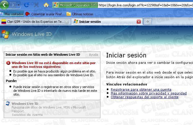 error 80048831 msn