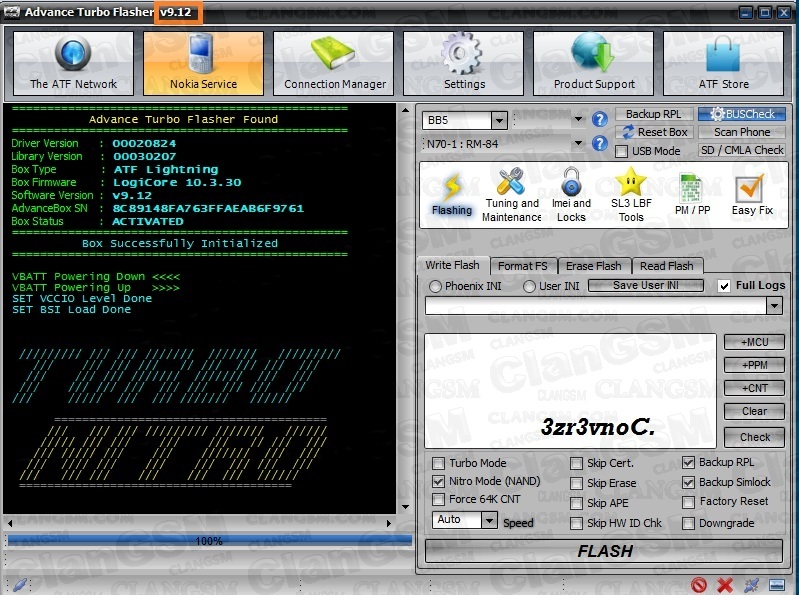 advance turbo flasher setup 9.12