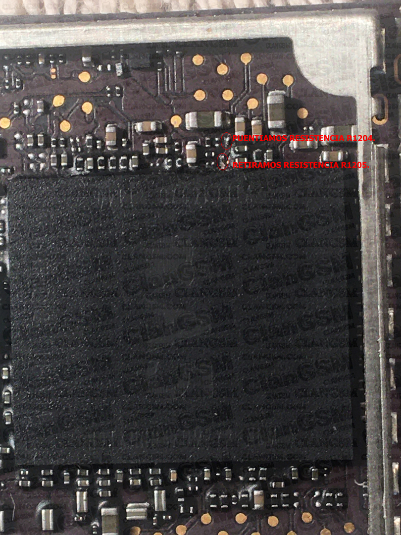 Резистор r1205 ipad 2