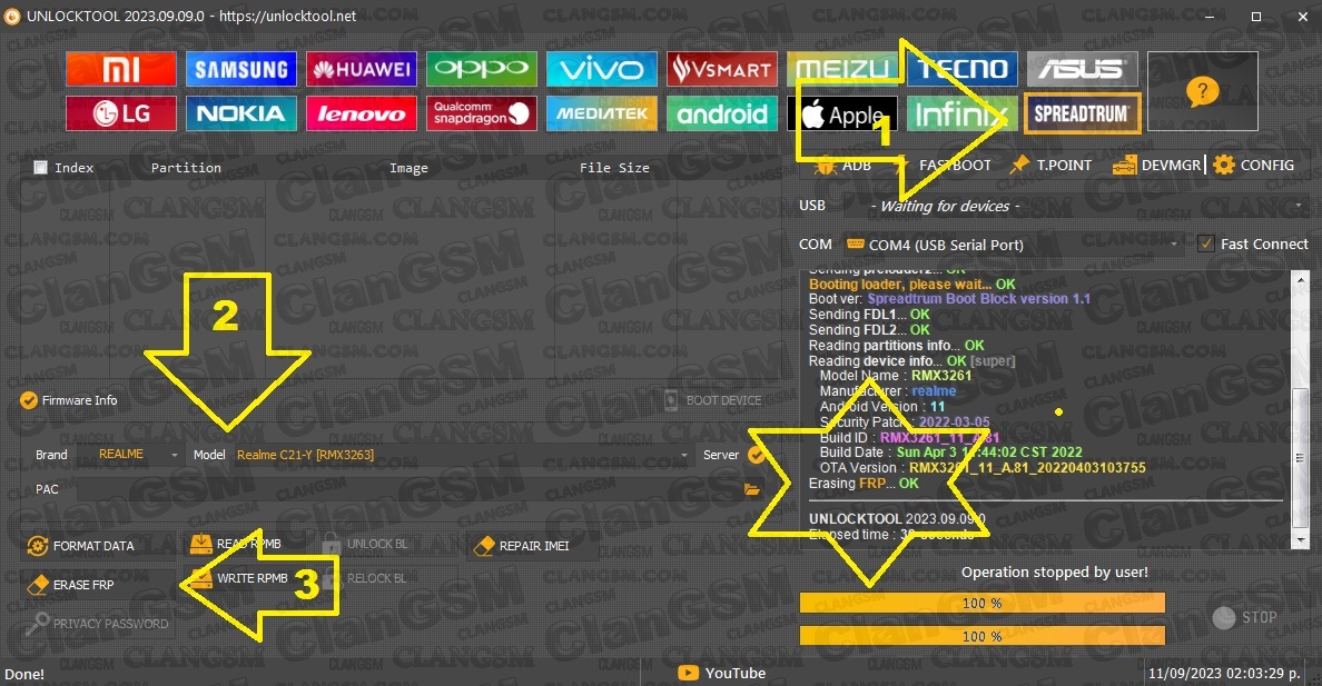 Realme Rmx3263 C21y Frp Con Unlocktool - Clan GSM - Unión de los ...