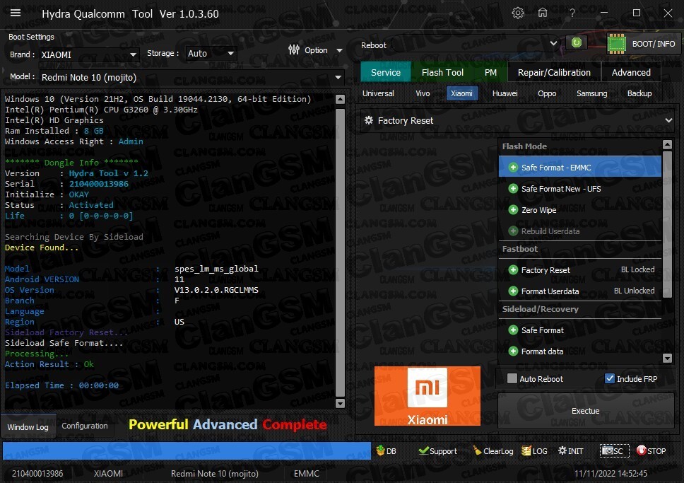 redmi note 11 frp miui 14 chimera tool