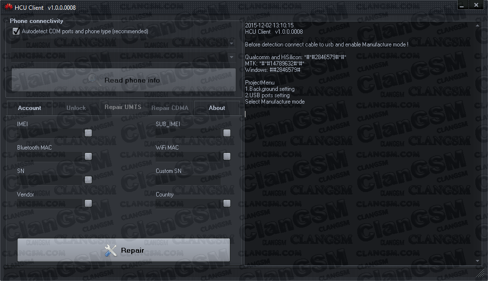 Aporte Hcu Module De Dc Unlocker Repair Imei Huawei Free Clan Gsm Union De Los Expertos En Telefonia Celular